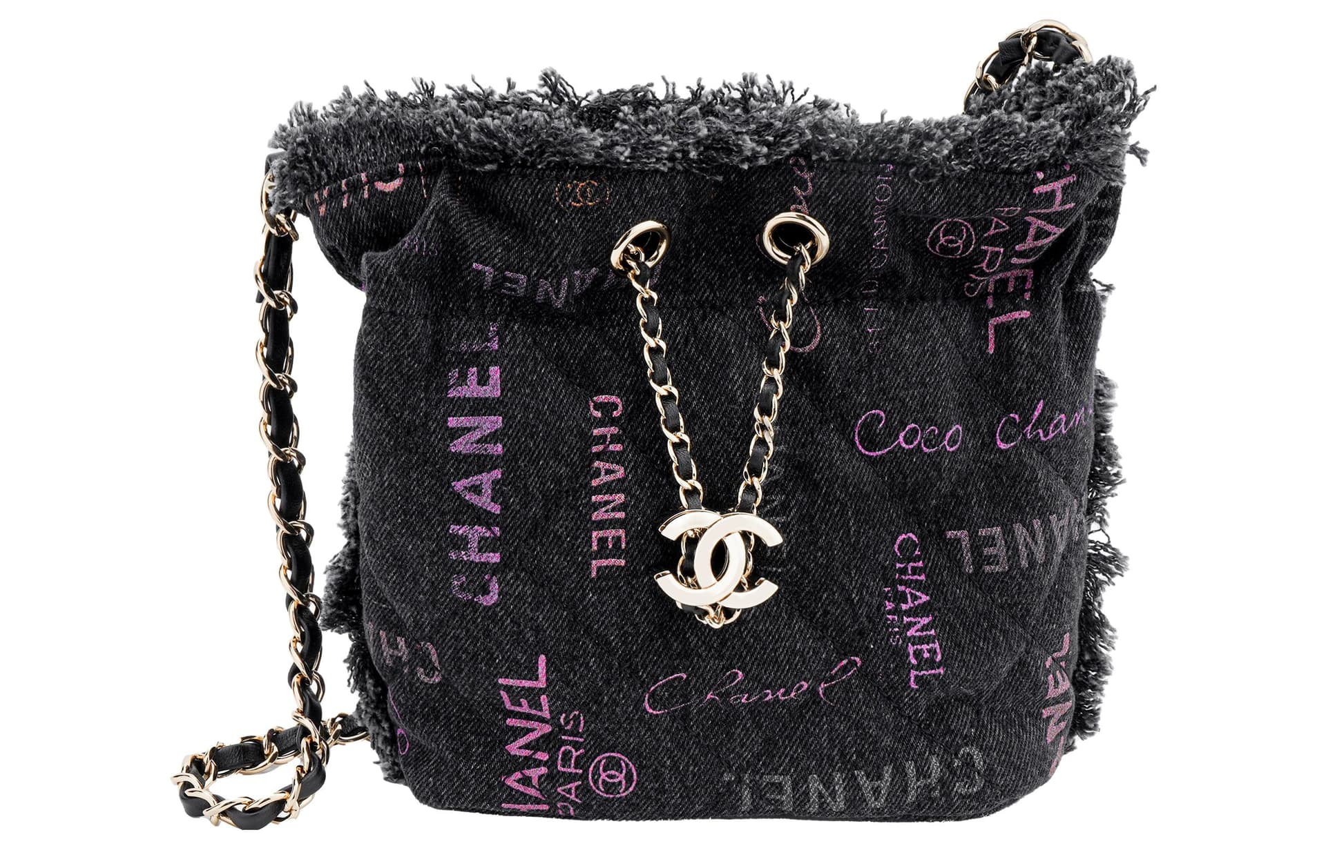 Сумка через плечо Chanel 22P Max Bucket Bag Black - изображение 1
