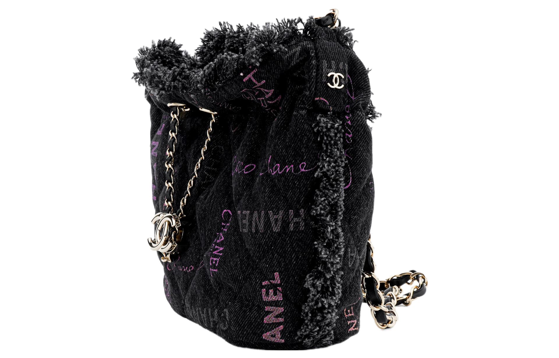 Сумка через плечо Chanel 22P Max Bucket Bag Black - изображение 2