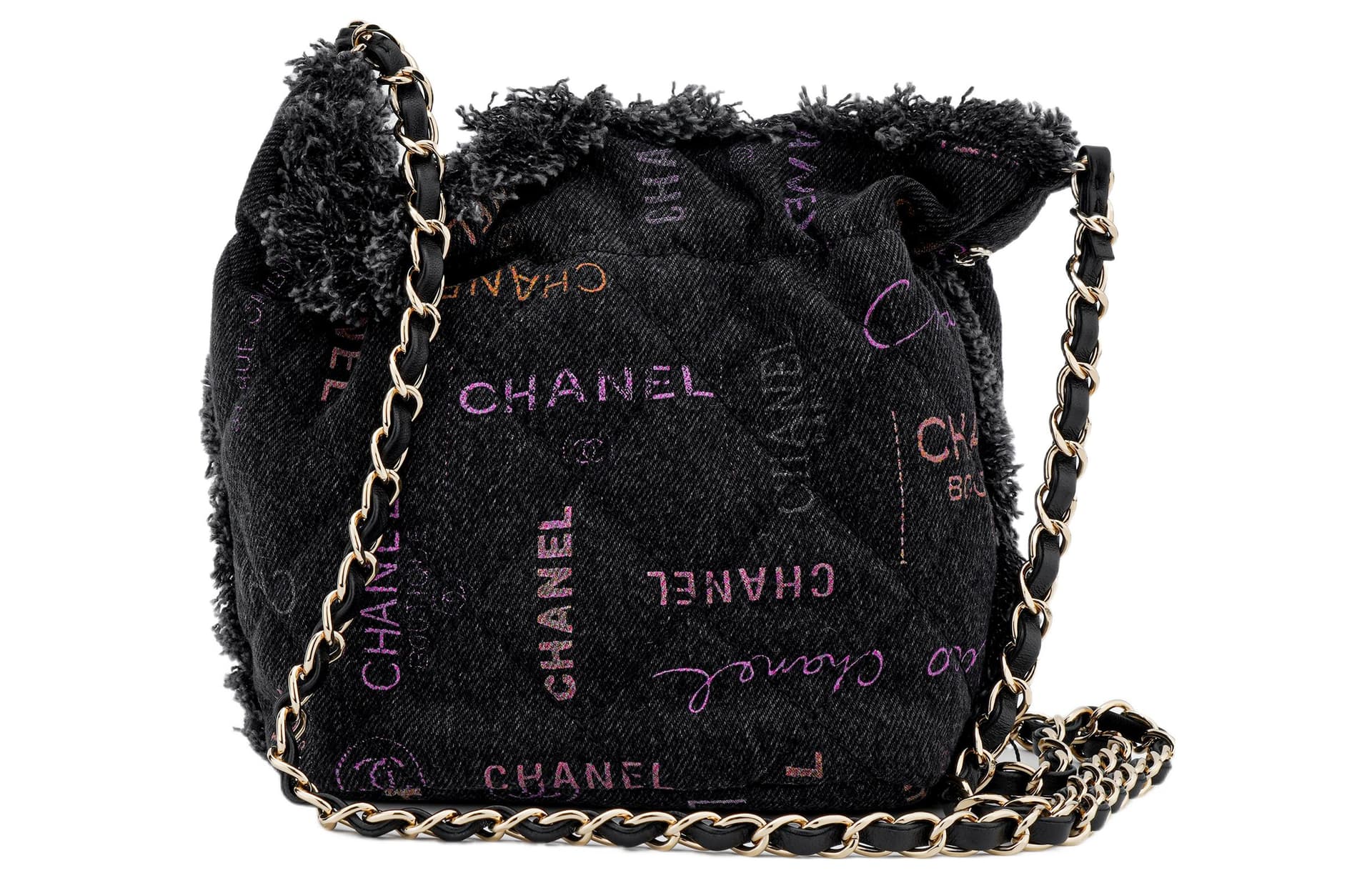 Сумка через плечо Chanel 22P Max Bucket Bag Black - изображение 3