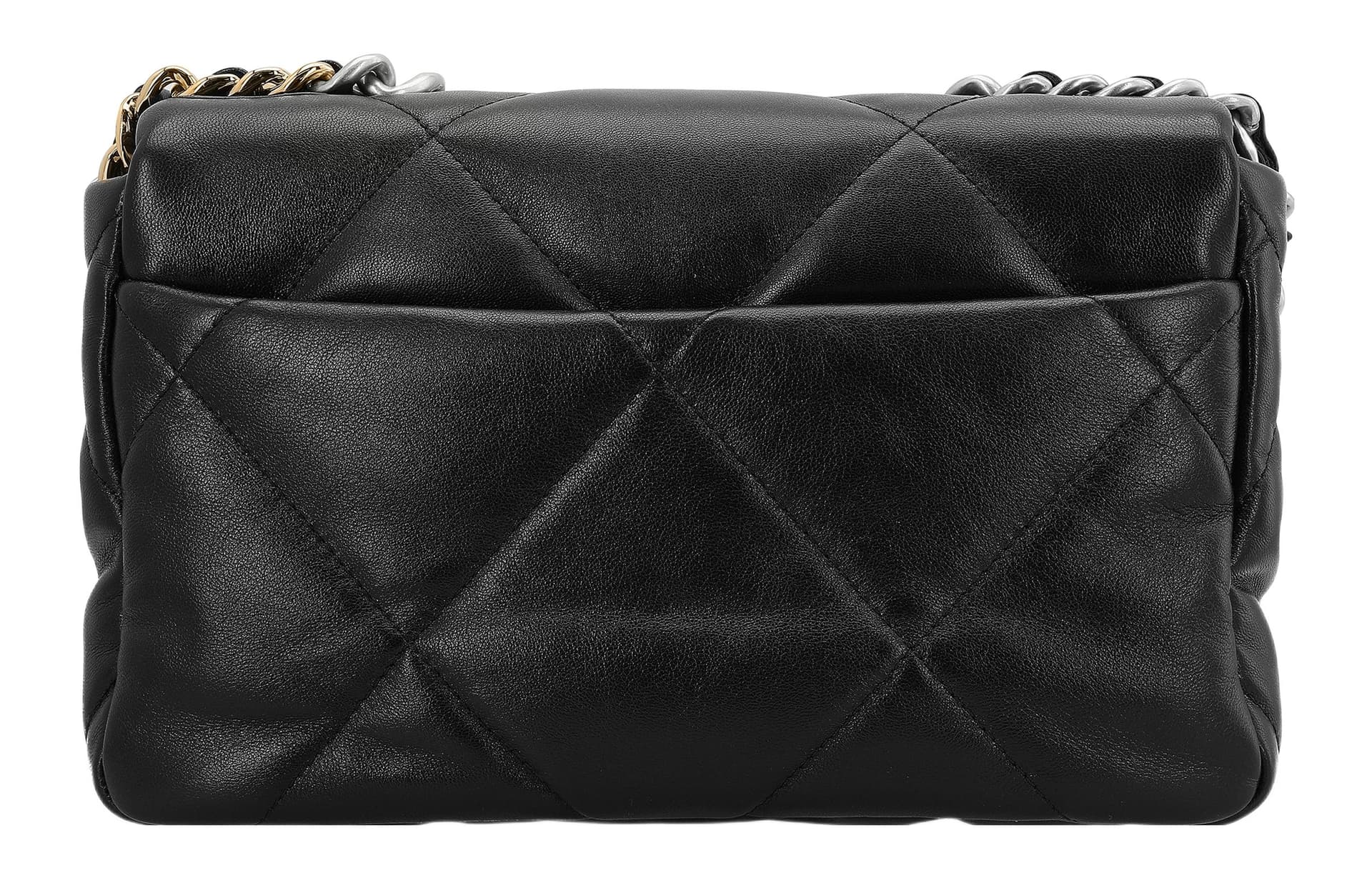 Сумка через плечо Chanel 19 Bag Black Silver - изображение 4