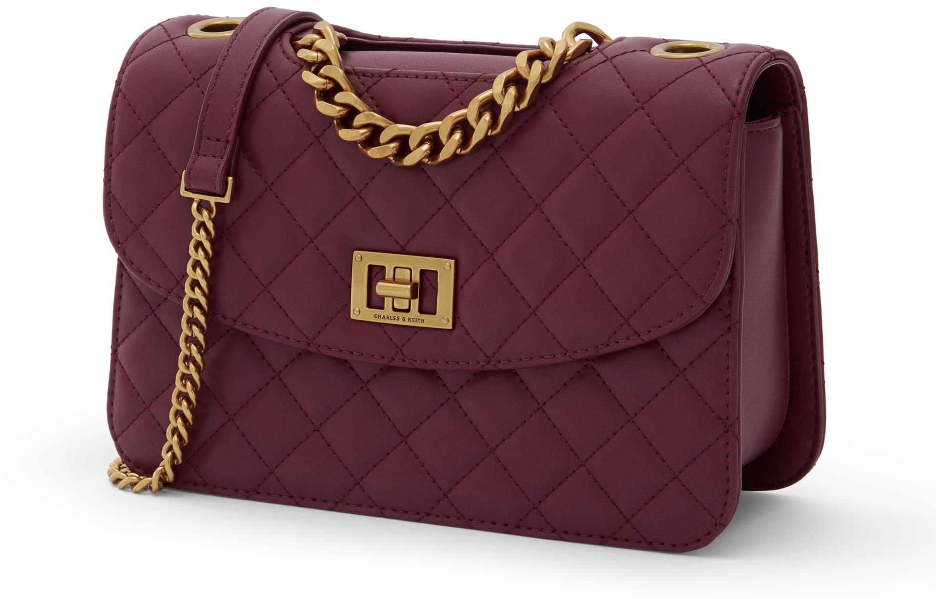 Мини-сумка Charles & Keith Quilted Chain Bag - изображение 2