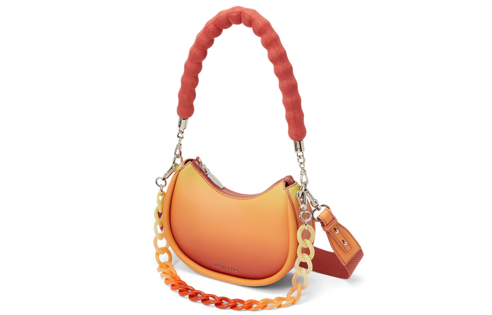Мини-сумка Charles & Keith Crescent Shoulder Bag - изображение 3