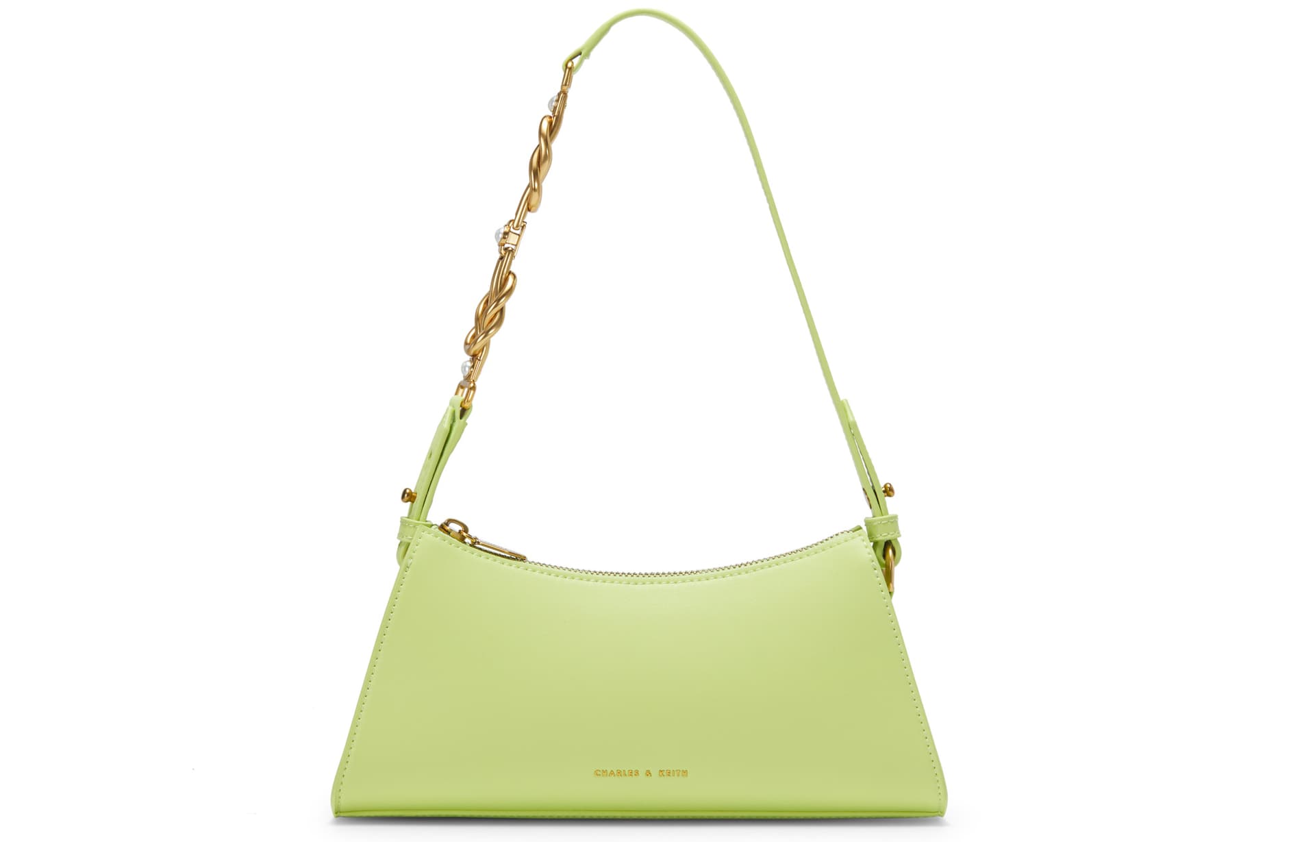 Мини-сумка CHARLESKEITH ChalkBlackLime - изображение 1