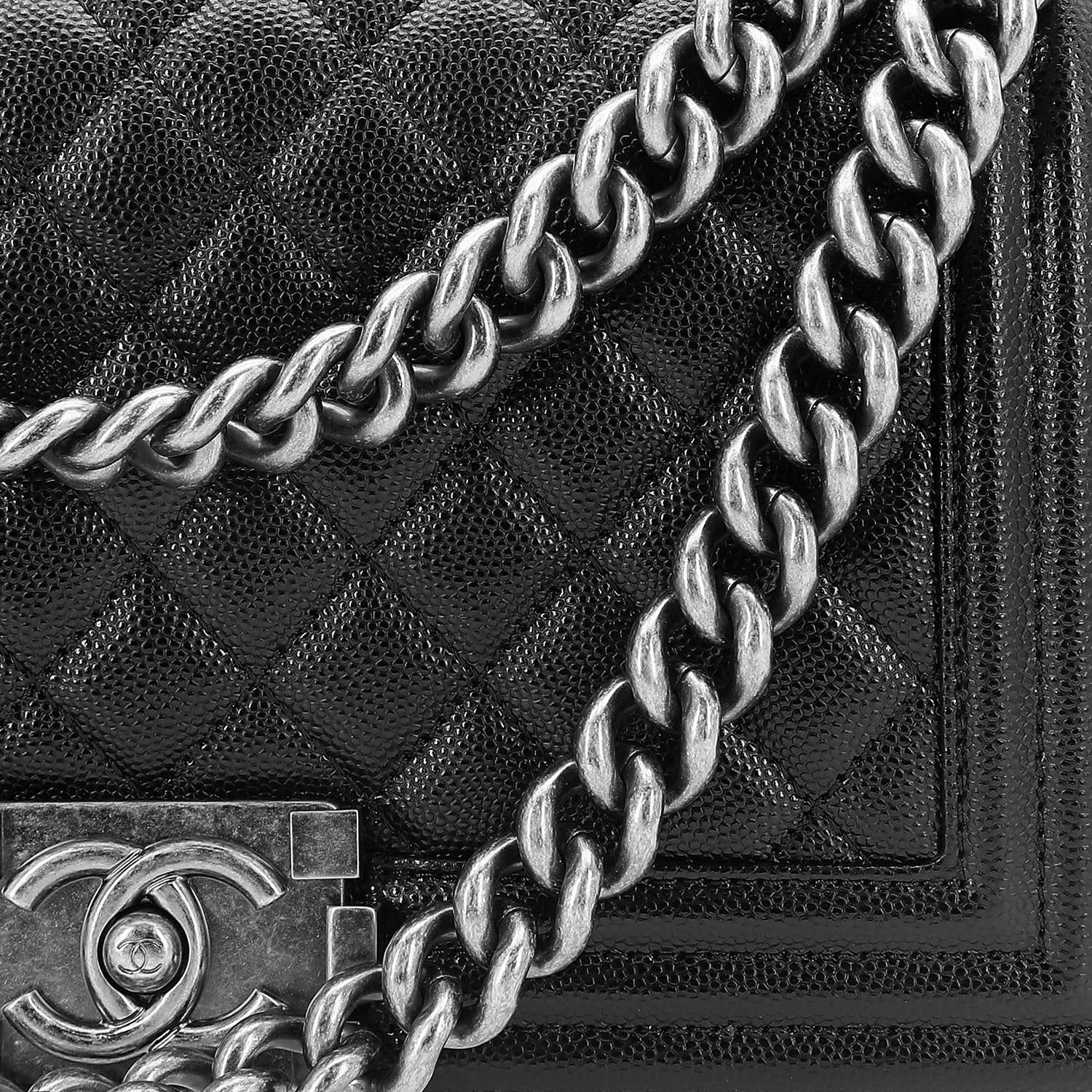 Сумка через плечо Chanel Le Boy Black - изображение 5