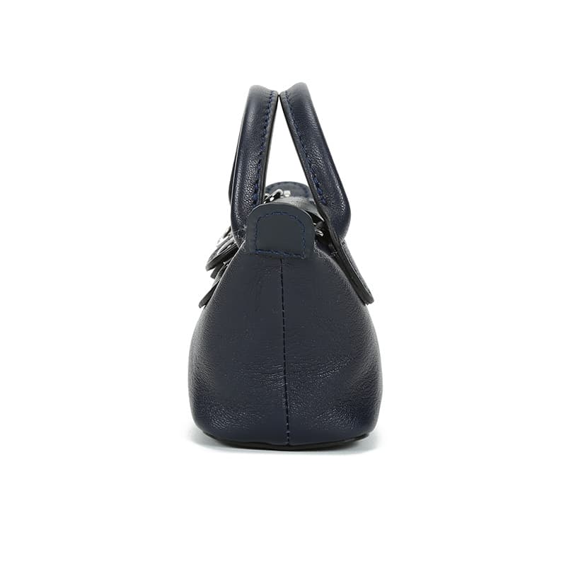 Сумка LONGCHAMP Le Pliage Cuir Mini Navy - изображение 3