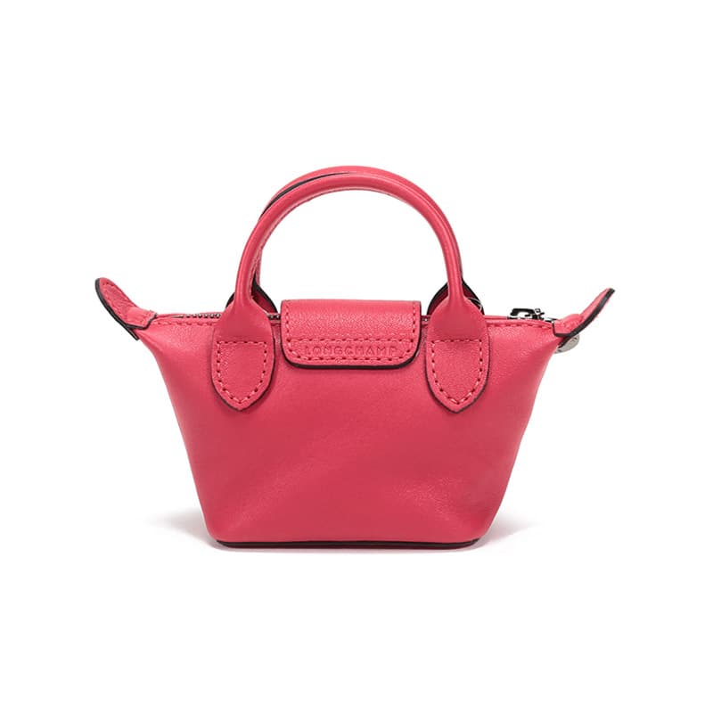 Сумка Longchamp Le Pliage Cuir Mini Red - изображение 4