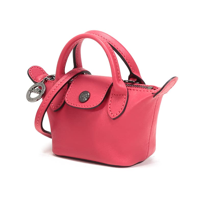 Сумка Longchamp Le Pliage Cuir Mini Red - изображение 2