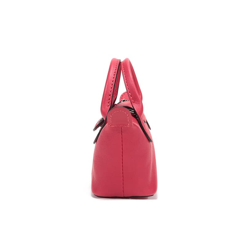 Сумка Longchamp Le Pliage Cuir Mini Red - изображение 3
