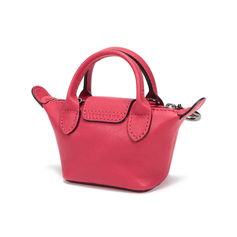 Сумка Longchamp Le Pliage Cuir Mini Red - изображение 5