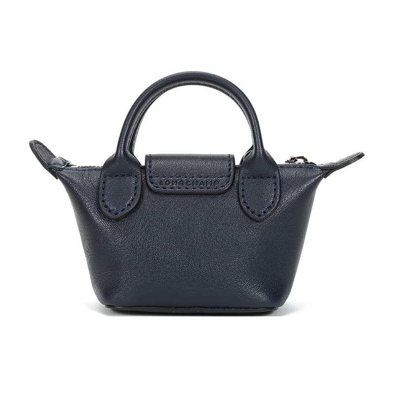 Сумка LONGCHAMP Le Pliage Cuir Mini Navy - изображение 4