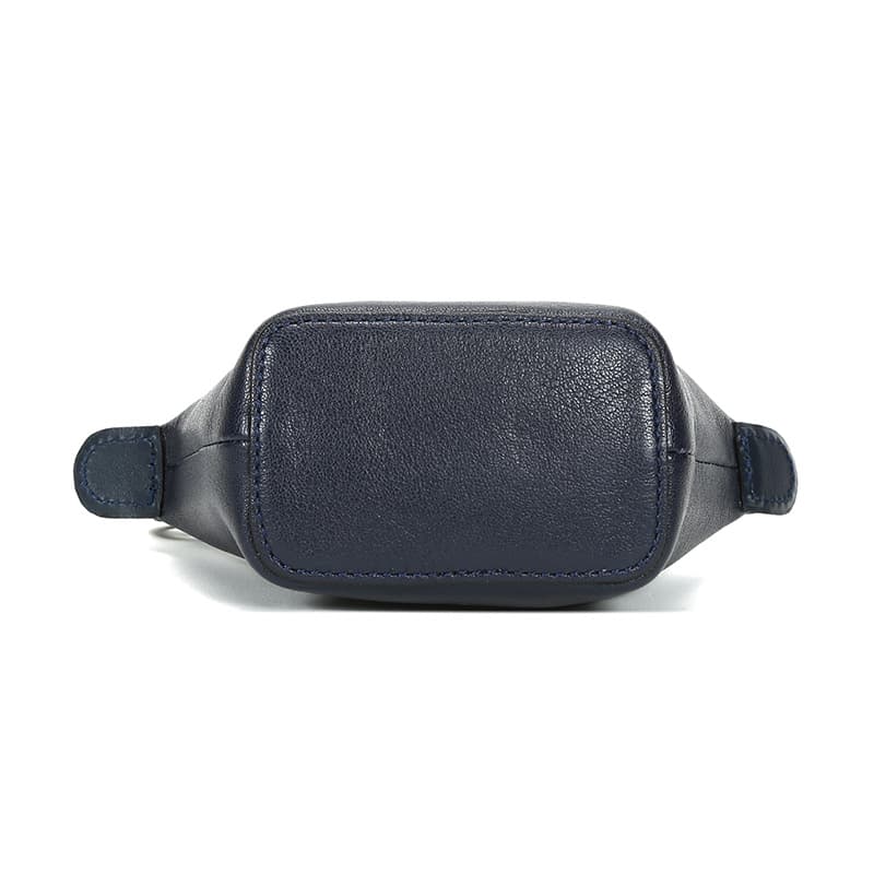 Сумка LONGCHAMP Le Pliage Cuir Mini Navy - изображение 6