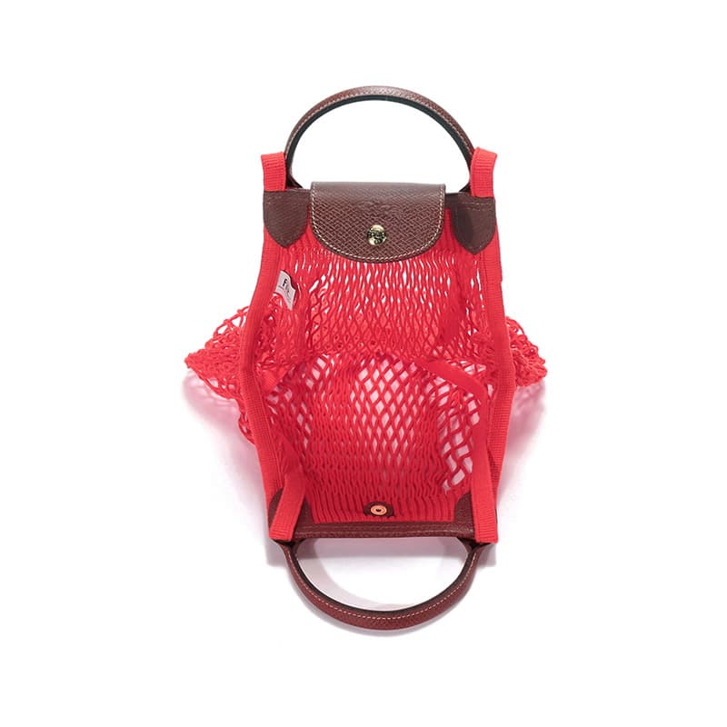 Сумка Longchamp Le Pliage Filet Red - изображение 4