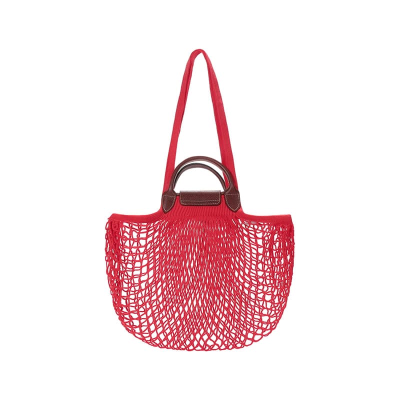 Сумка Longchamp Le Pliage Filet Red - изображение 3