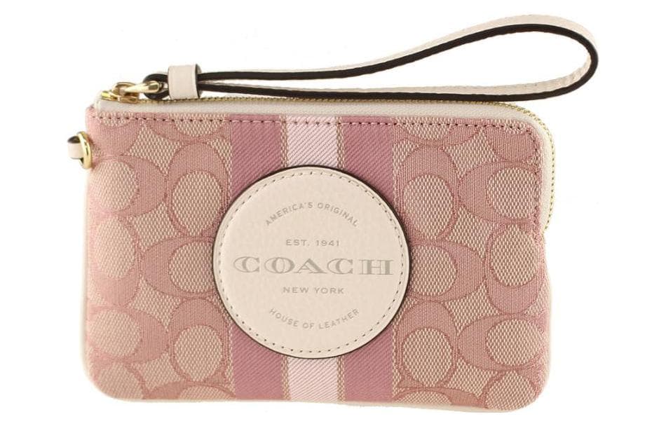 Сумка COACH Boxed Wristlet Small Pink - изображение 5