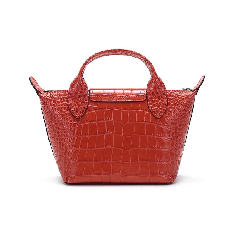 Сумка Longchamp Le Pliage Cuir XS Orange - изображение 4