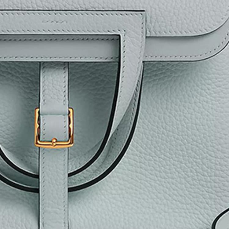 Сумка HERMES Halzan 25 Clemence 08 Bleu Pale - изображение 5