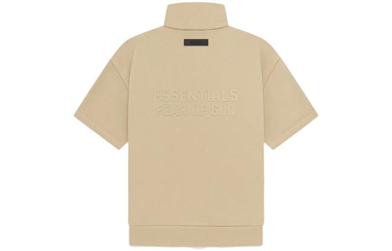 Рубашка Fear of God Essentials Halfzip 34 Sleeve Shirt SAND - изображение 2