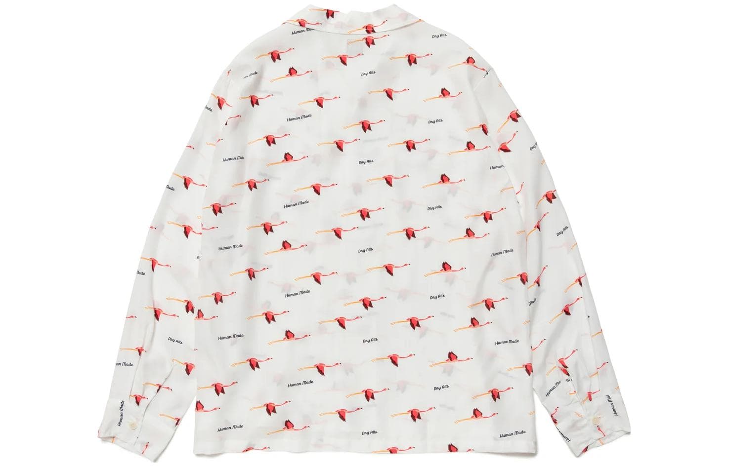 Рубашка HUMAN MADE SS23 Flamingo Open Collar LS Shirt - изображение 2