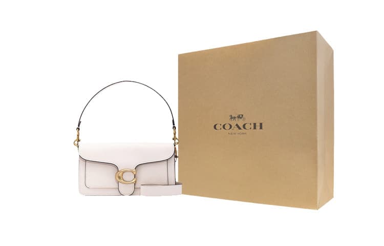 Мини-сумка COACH Tabby 26 White - изображение 1