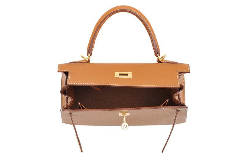 Сумка HERMES Kelly 25 Epsom 37 Gold 25 - изображение 4