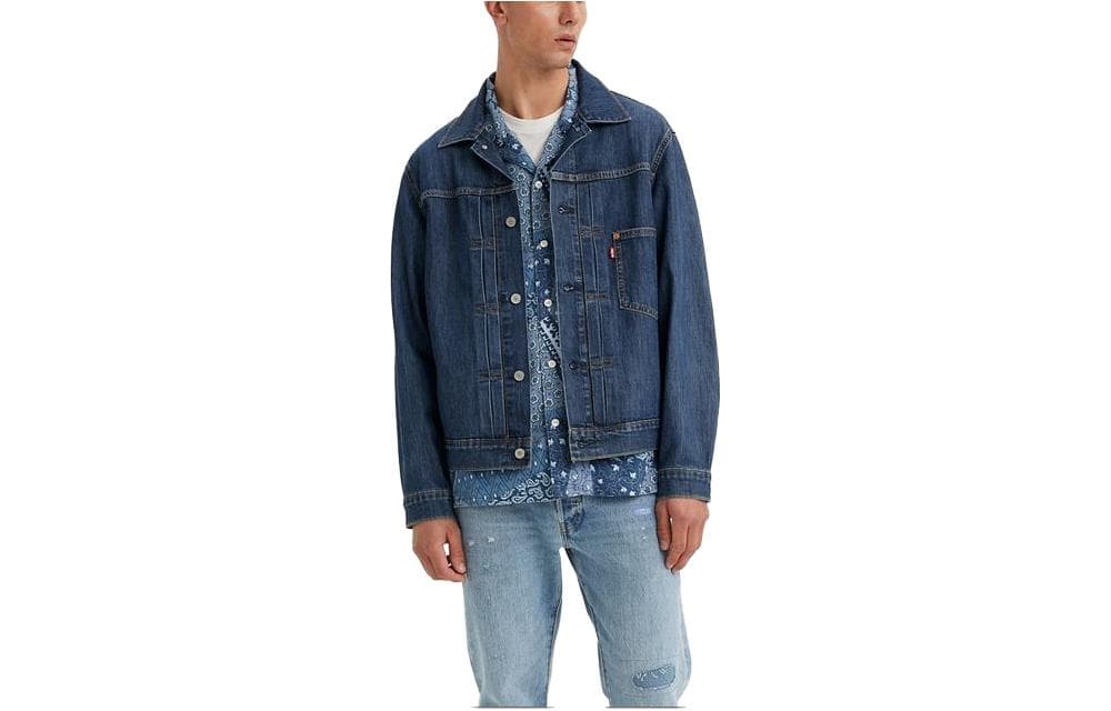 Джинсовая куртка Levis Denim Jacket Navy - изображение 2