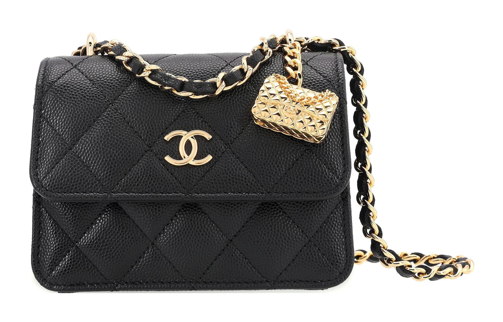 Сумка через плечо CHANEL WOC 23S Mini Accordion Pendant - изображение 1