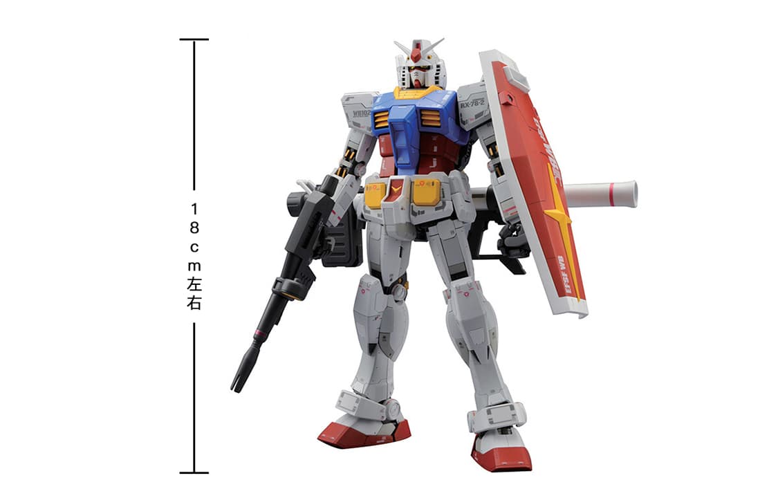 BANDAI MG 1100 RX-78-2 Ver 3.0 RX-78 18cm - изображение 5