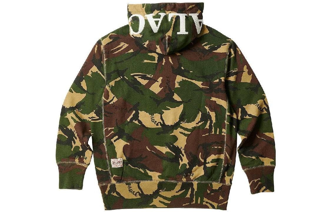 Худи PALACE x EVISU 3.0 SS23 Seagull Hood Camo Logo - изображение 2