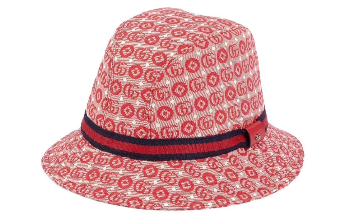 Панама Gucci GG Kids Bucket Hat Red - изображение 2