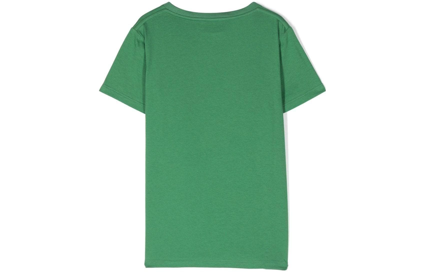 Футболка Gucci Kids SS23 Logo T-Shirt Green - изображение 2