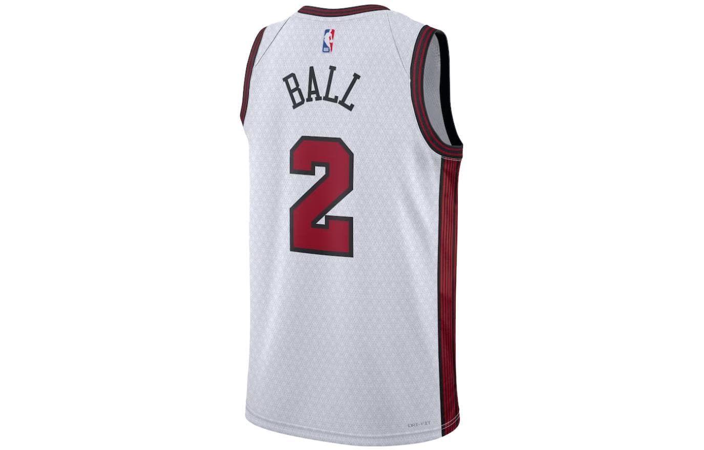 Баскетбольная майка Nike NBA City Edition Bulls Lonzo Ball 2 Jersey - изображение 2