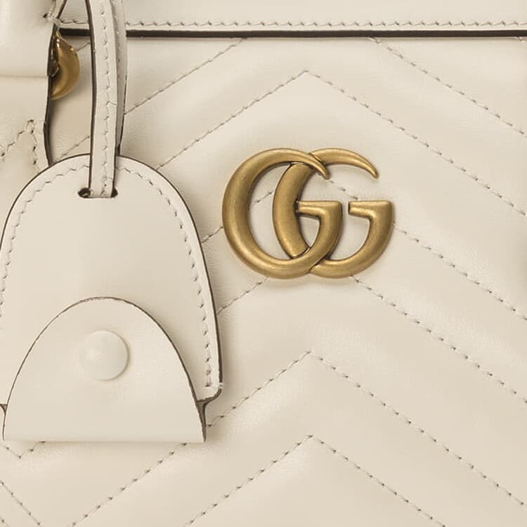 Сумка GUCCI Marmont Small Shoulder Bag White - изображение 8