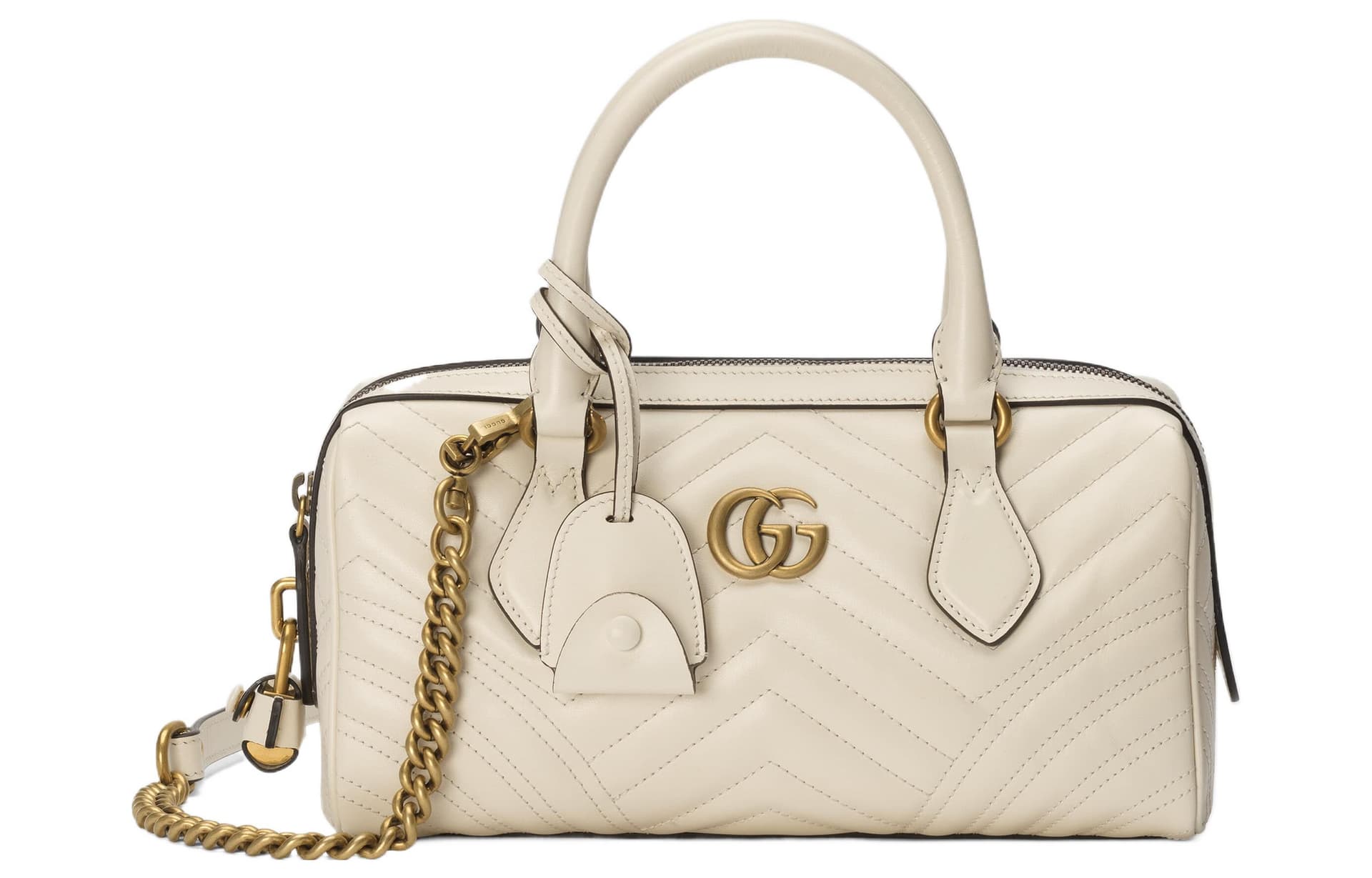 Сумка GUCCI Marmont Small Shoulder Bag White - изображение 1
