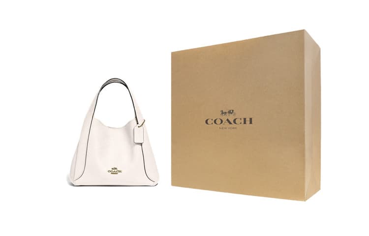 Сумка COACH Hadley 21 Hobo Tote Small White - изображение 1
