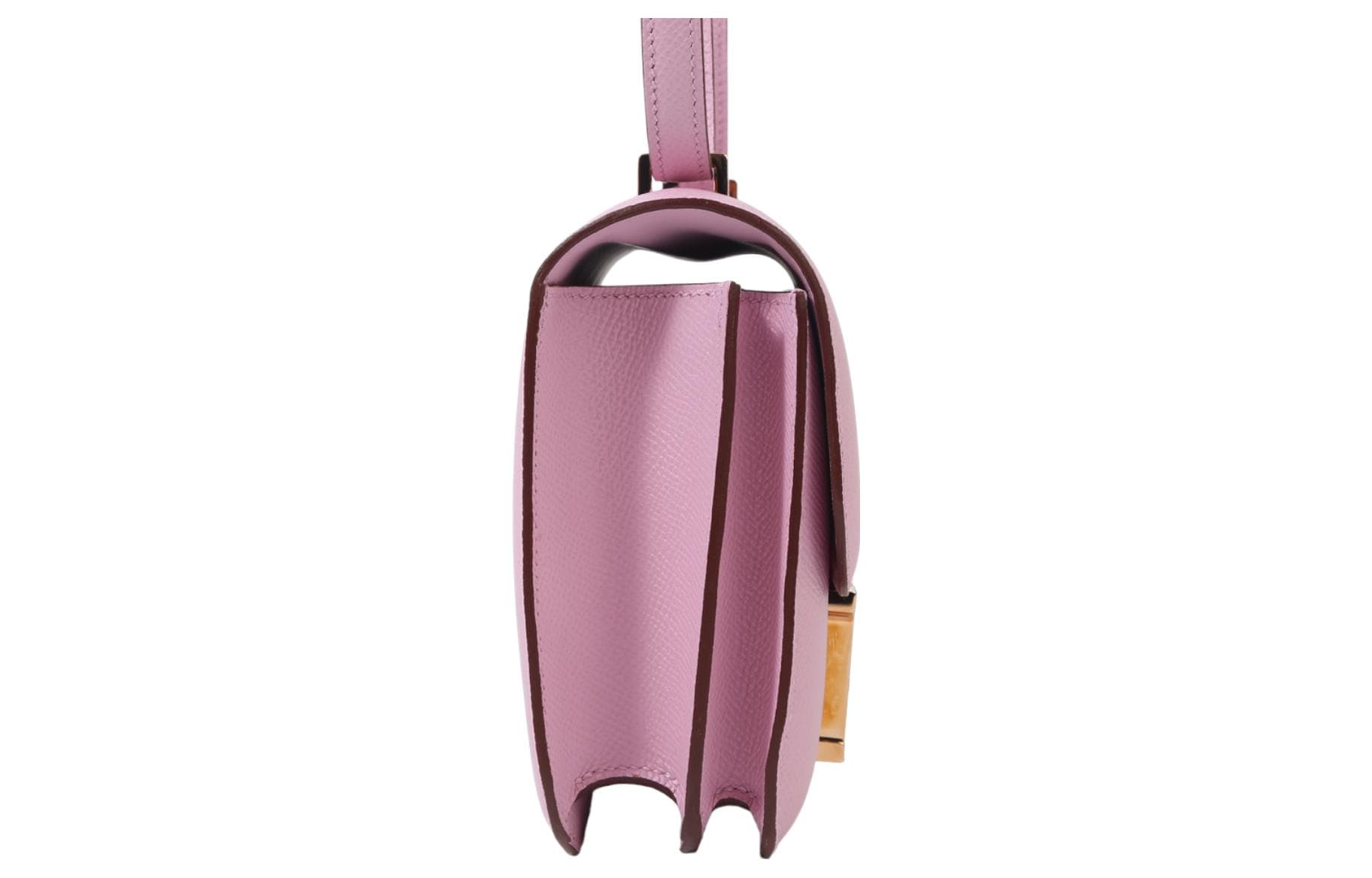 Сумка через плечо HERMES Constance 19 Epsom X9 Mauve Sylvestre - изображение 4