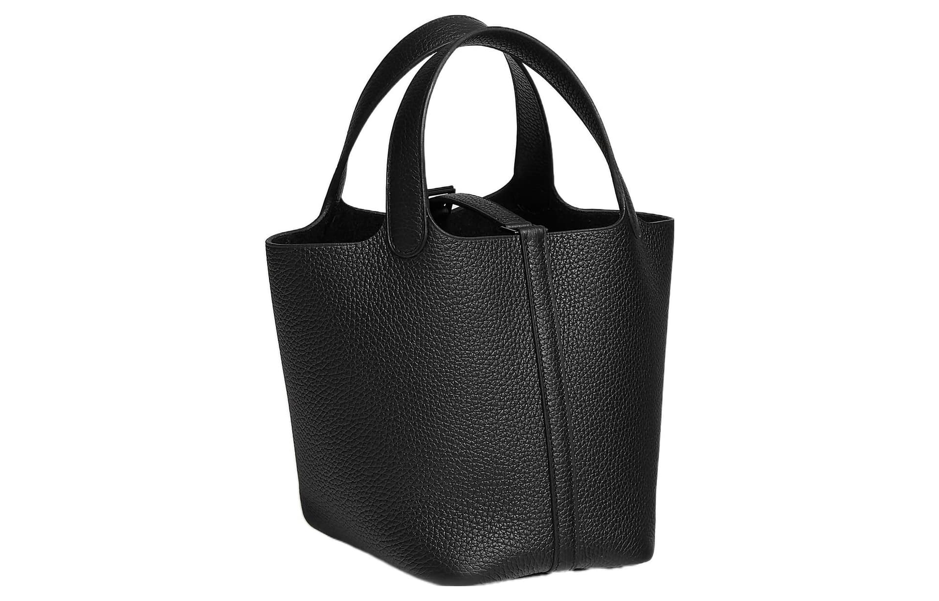 Сумка HERMES Picotin 18 allblack Clemence 18 89 Noir - изображение 3