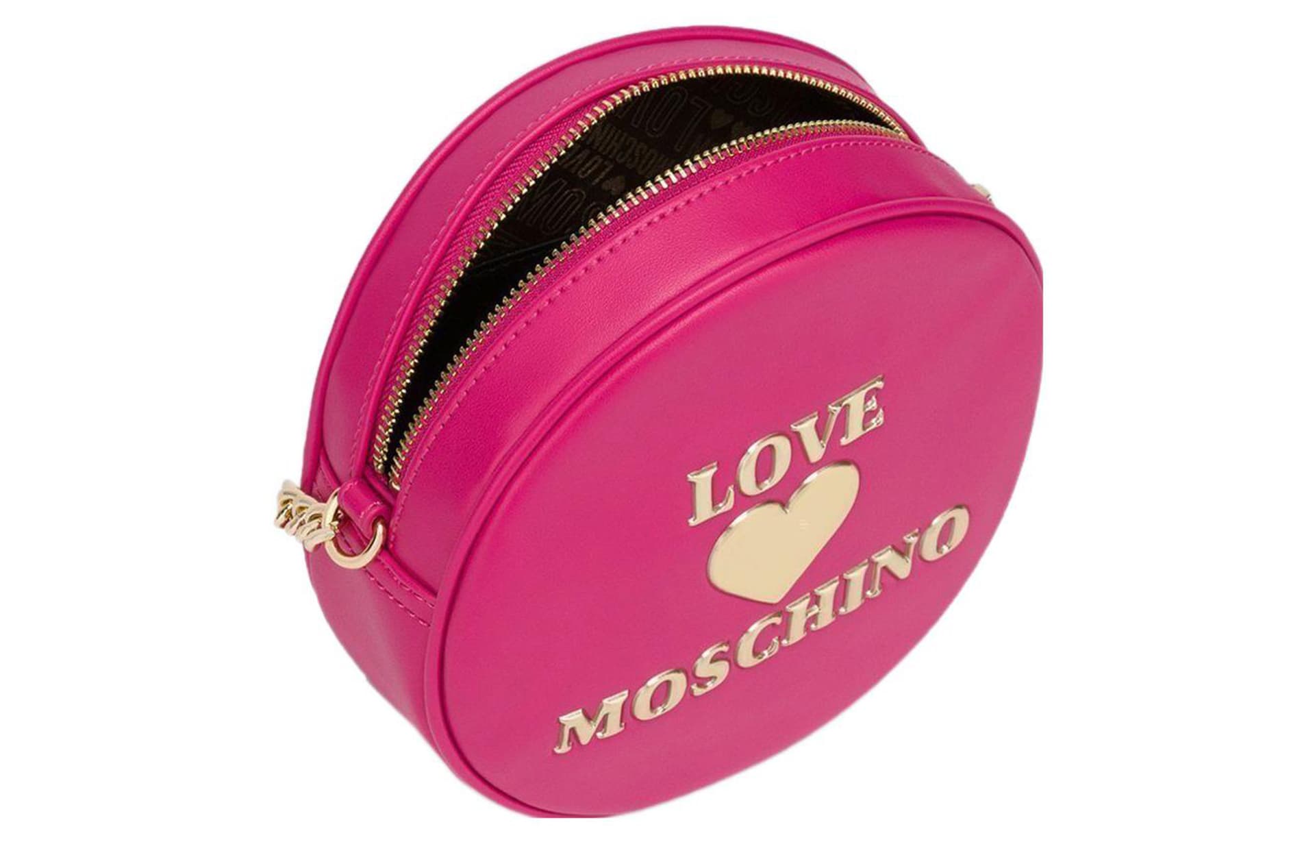 Сумка через плечо Love Moschino Heart Logo Chain Bag Pink - изображение 4