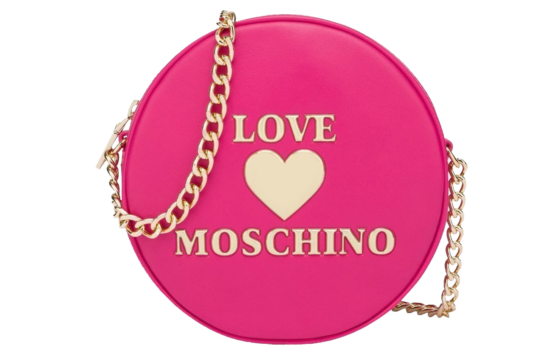Сумка через плечо Love Moschino Heart Logo Chain Bag Pink - изображение 1