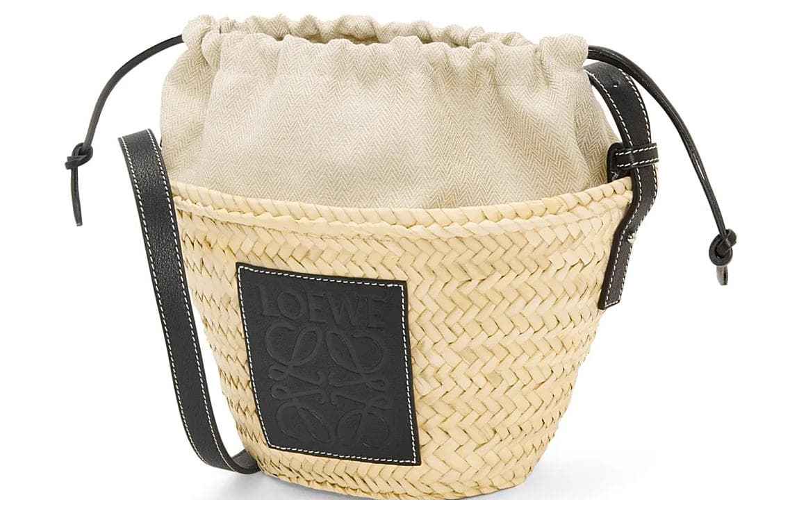 Сумка через плечо Loewe Bucket Bag Natural/Black - изображение 3