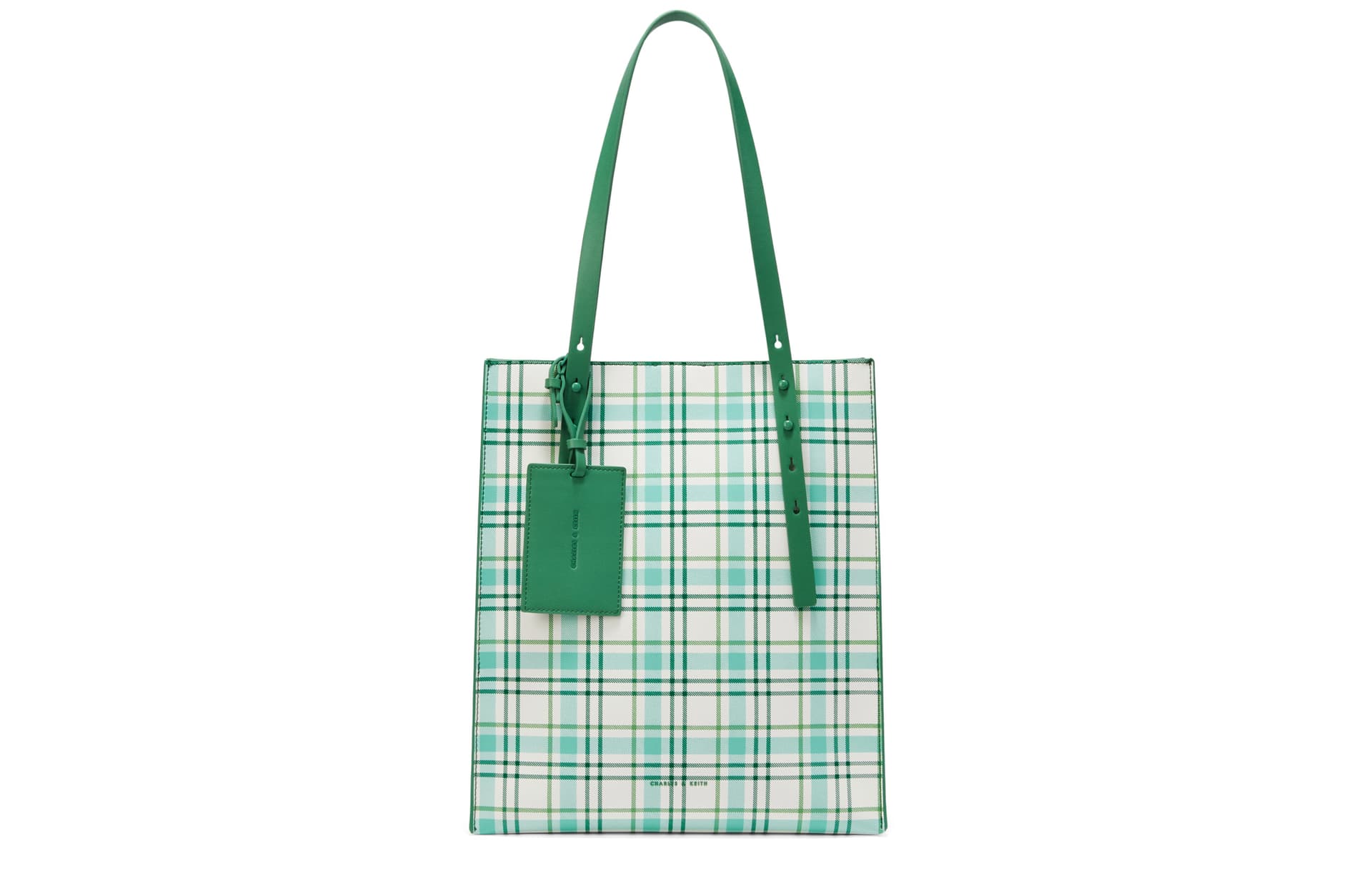 Мини-сумка CHARLESKEITH PU WhiteGreenBlack - изображение 1