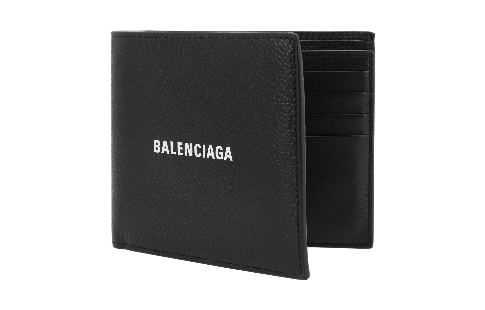 Кошелек Balenciaga Logo Cardholder Black — фото 2