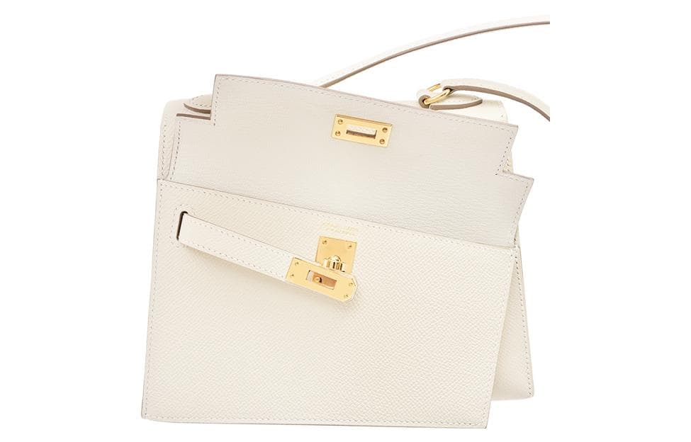 Сумка через плечо HERMES Kelly 20 disorder Epsom 10 Craie - изображение 4