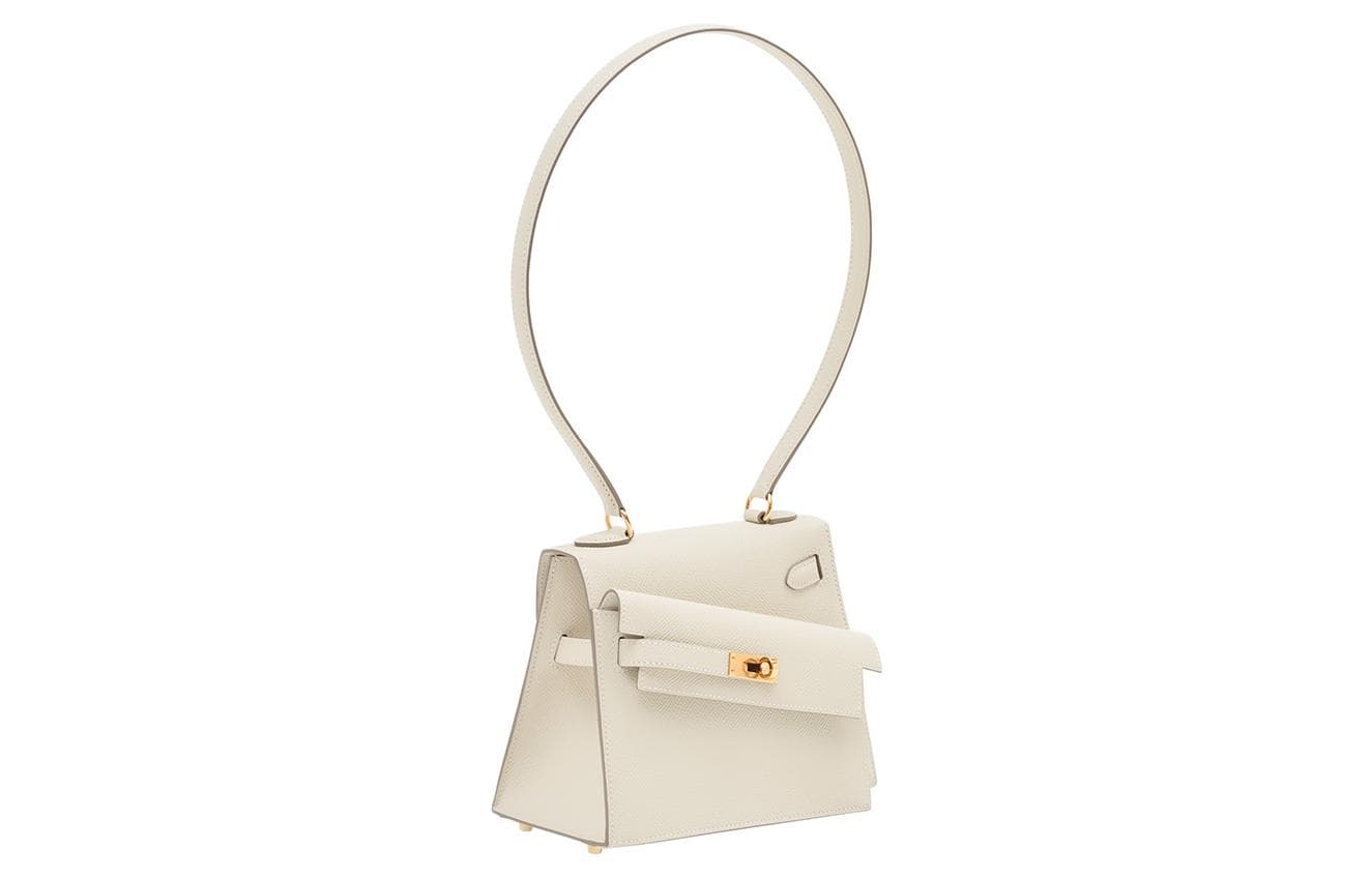 Сумка через плечо HERMES Kelly 20 disorder Epsom 10 Craie - изображение 2