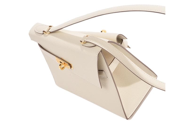 Сумка через плечо HERMES Kelly 20 disorder Epsom 10 Craie - изображение 8