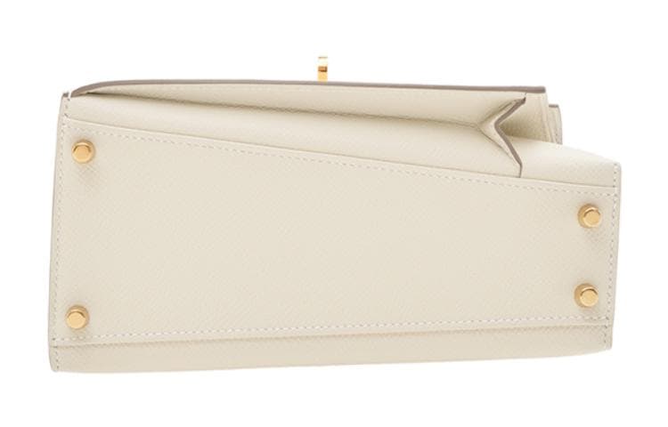 Сумка через плечо HERMES Kelly 20 disorder Epsom 10 Craie - изображение 5