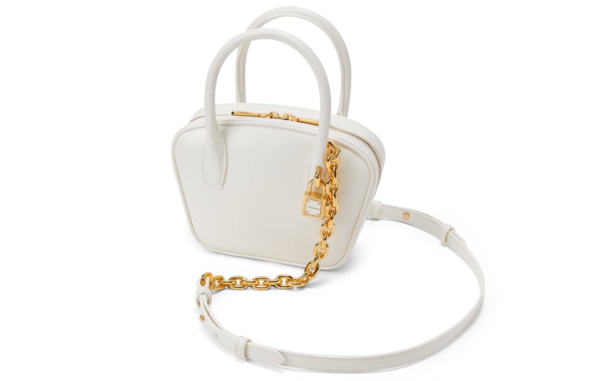 Сумка CHARLESKEITH PU WhiteChocolatePink - изображение 3