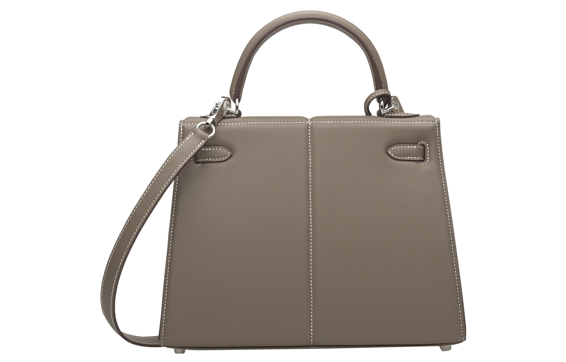 Сумка HERMES Kelly Padded 25 Swift 25 18 Etoupe - изображение 3