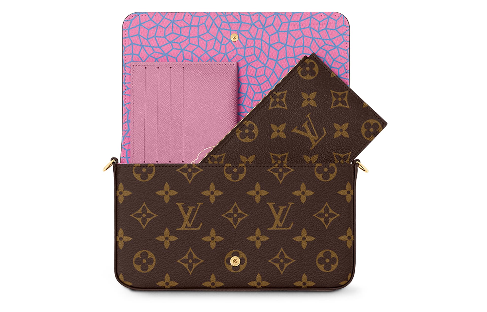 Сумка через плечо Louis Vuitton x Yayoi Kusama Pochette Félicie - изображение 5