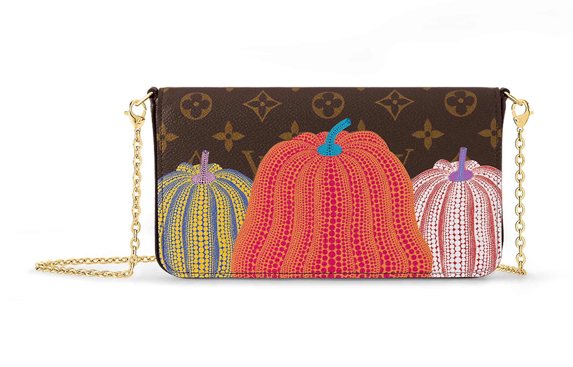 Сумка через плечо Louis Vuitton x Yayoi Kusama Pochette Félicie - изображение 1