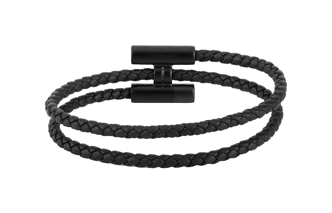 Браслет Hermes Tournis Tressé Bracelet Black - изображение 3